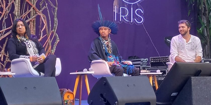 Da direita para a esquerda: Thiago, Tucumã e Potiguara